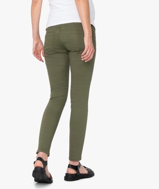Pantalon de grossesse coupe slim avec bandeau vue2 - GEMO (MATER) - GEMO