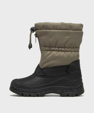 Après-ski fourrés chauds et imperméables garçon vue3 - BUGGY - GEMO