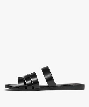 Sandales plates avec large bride femme - Follow Me vue3 - FOLLOW ME - GEMO