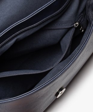 Sac besace femme à rabat patchwork vue3 - GEMO (ACCESS) - GEMO