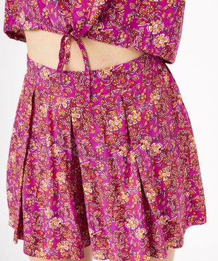 Short ample imprimé femme vue4 - GEMO 4G FEMME - GEMO