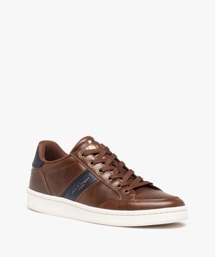 Baskets homme unies à lacets – Lee Cooper vue3 - LEE COOPER - GEMO