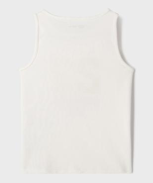 Débardeur en jersey imprimé look sport fille vue3 - GEMO 4G FILLE - GEMO