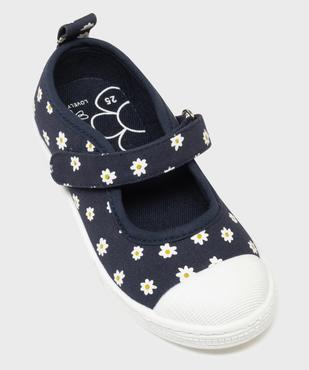 Babies en toile fleurie à scratch et bout recouvert fille - Lovely Wings vue5 - LOVELY WINGS GEMO FOR GOOD - GEMO