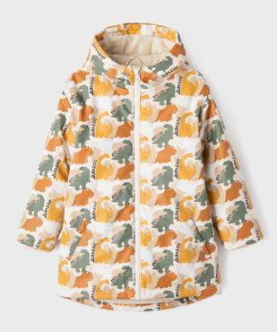 Manteau imperméable à capuche et doublure chaude avec imprimé animé garçon vue3 - GEMO (ENFANT) - GEMO