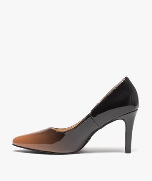 Escarpins vernis femme à talon aiguille vue3 - GEMO(URBAIN) - GEMO