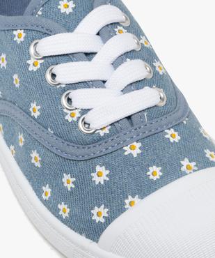 Baskets en toile fleurie et bout en gomme fille vue6 - VALENTINA BALDA - GEMO