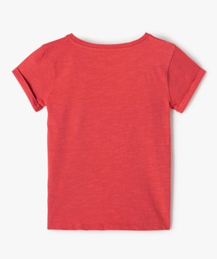 Tee-shirt fille à manches courtes imprimé - Camps United vue3 - CAMPS UNITED - GEMO