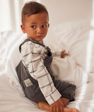 Chemise à carreaux à col rond bébé garçon - LuluCastagnette vue6 - LULUCASTAGNETTE - GEMO