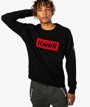 Sweat homme en molleton avec broderie bouclette - Kwell by Soprano vue1 - KWELL - GEMO