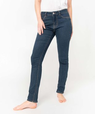 Jean femme coupe Slim stretch vue2 - GEMO 4G FEMME - GEMO