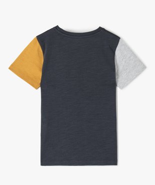 Tee-shirt garçon à manches courtes et imprimé ancre - LuluCastagnette vue4 - LULUCASTAGNETTE - GEMO