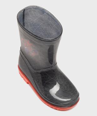 Bottes de pluie garçon à semelle contrastante - Spiderman vue11 - SPIDERMAN - GEMO