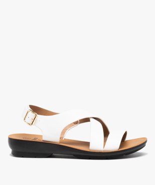 Sandales femme confort unies à semelle amortissante vue1 - GEMO (CONFORT) - GEMO