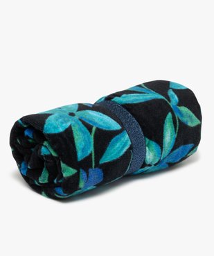 Serviette de plage en velours éponge avec élastique femme vue1 - GEMO (ACCESS) - GEMO