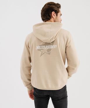 Sweat à capuche en molleton imprimé homme vue3 - GEMO (HOMME) - GEMO