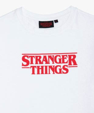 Tee-shirt fille coupe courte avec inscription – Stranger Things vue2 - STRANGER THINGS - GEMO