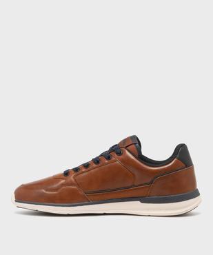 Baskets basses bicolores homme - Redskins vue3 - REDSKINS - GEMO