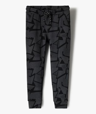 Pantalon de jogging garçon à motifs graphiques vue1 - GEMO (ENFANT) - GEMO