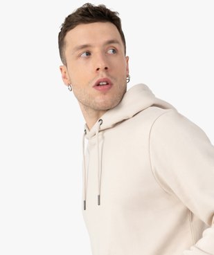 Sweat homme à capuche intérieur molletonné vue5 - GEMO (HOMME) - GEMO