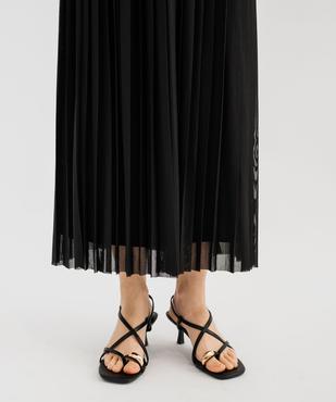 Jupe plissée en maille résille fluide femme vue2 - GEMO(FEMME PAP) - GEMO