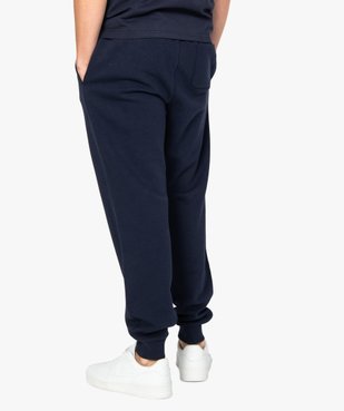 Jogging homme en molleton vue3 - GEMO C4G HOMME - GEMO