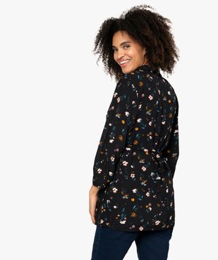 Blouse de grossesse fluide imprimée à manches 3/4 vue3 - GEMO (MATER) - GEMO