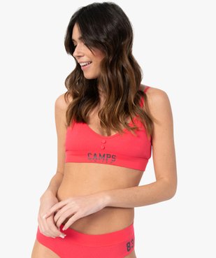 Brassière femme à fines bretelles – Camps United vue1 - CAMPS UNITED - GEMO
