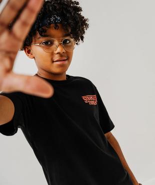 Tee-shirt manches courtes avec motif dos garçon - Stranger Things vue1 - STRANGER THINGS - GEMO