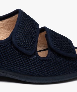 Sandales confort femme à brides unies en textile vue6 - GEMO (CONFORT) - GEMO