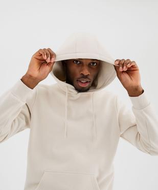 Sweat à capuche en molleton doux homme vue2 - GEMO 4G HOMME - GEMO