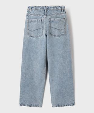 Jean baggy en coton délavé garçon vue3 - GEMO 4G GARCON - GEMO