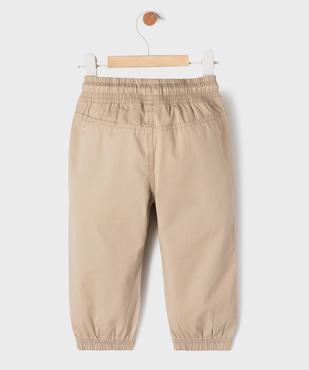 Pantalon jogger avec taille ajustable bébé garçon vue3 - GEMO(BEBE DEBT) - GEMO