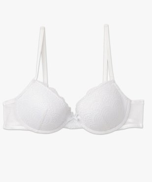 Soutien-gorge corbeille en dentelle à armatures vue4 - GEMO(HOMWR FEM) - GEMO