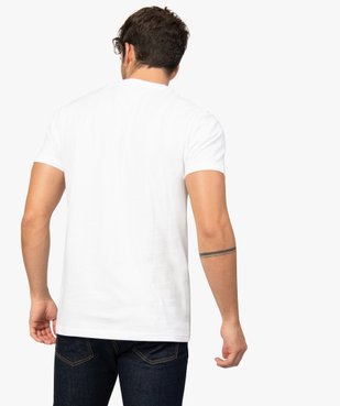Tee-shirt homme avec inscription contrastante sur l’avant vue3 - GEMO (HOMME) - GEMO