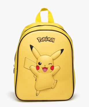 Sac à dos garçon à imprimé Pikachu en relief - Pokémon vue1 - POKEMON - GEMO