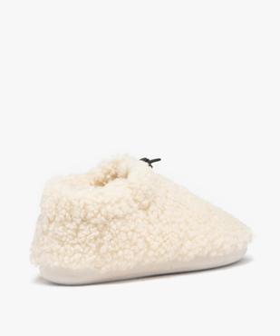 Chausson souple en sherpa femme  vue4 - GEMO(HOMWR FEM) - GEMO