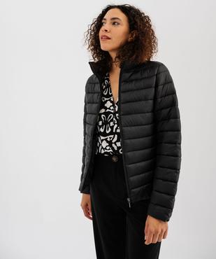 Doudoune légère avec col montant femme vue3 - GEMO 4G FEMME - GEMO
