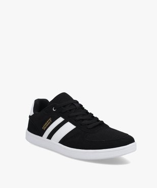 Baskets homme style casual bicolores à lacets vue3 - GEMO (SPORTSWR) - GEMO