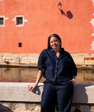 Chemise manches courtes en jean brut femme grande taille vue7 - GEMO (G TAILLE) - GEMO