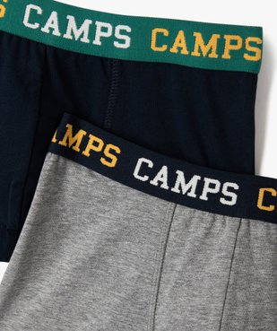 Boxers en coton stretch garçon (lot de 2) - Camps United vue2 - CAMPS GEMO FOR GOOD - GEMO