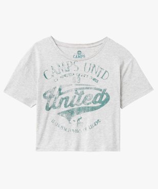 Tee-shirt femme à manches courtes inscription XXL - Camps United vue5 - CAMPS UNITED - GEMO