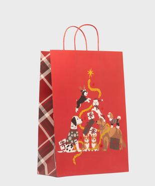 Pochette cadeau spéciale Noël avec motifs chiens vue1 - GEMO (ACCESS) - GEMO
