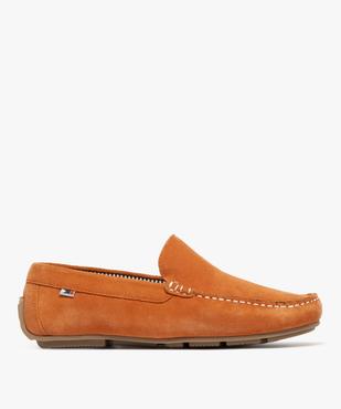 Mocassin dessus cuir velours semelle souple homme - Tanéo vue1 - TANEO - GEMO