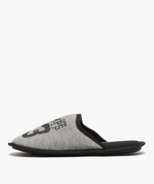 Chaussons homme mules plates en jersey – Camps United vue3 - CAMPS UNITED - GEMO