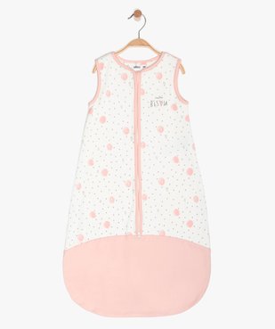 Gigoteuse bébé fille avec petits points et cœurs vue1 - GEMO(BB COUCHE) - GEMO