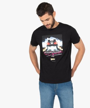 Tee-shirt homme à manches courtes imprimé - Retour vers le futur vue1 - NBCUNIVERSAL DT - GEMO