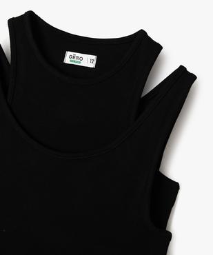 Débardeur effet 2 en 1 avec brassière intégrée fille vue2 - GEMO 4G FILLE - GEMO