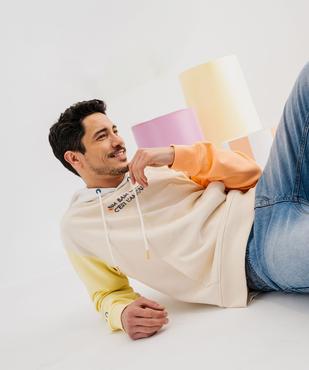 Sweat à capuche adulte multicolores avec message amour mixte - Gémo X Maëva vue5 - GEMO 4G FEMME - GEMO
