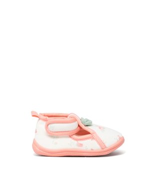Chaussons imprimés animaux à scratch bébé vue1 - GEMO 4G BEBE - GEMO